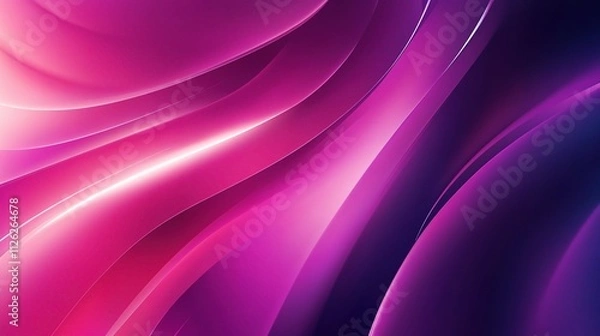 Fototapeta Futuristic High-Tech Abstract Background in Vibrant Purple Hues