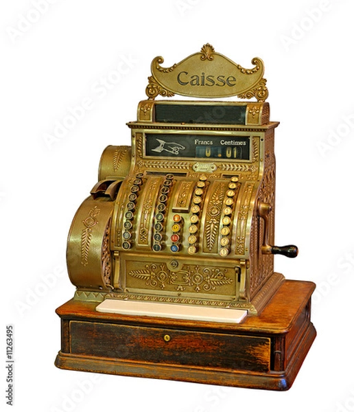 Obraz Old French Cash Register