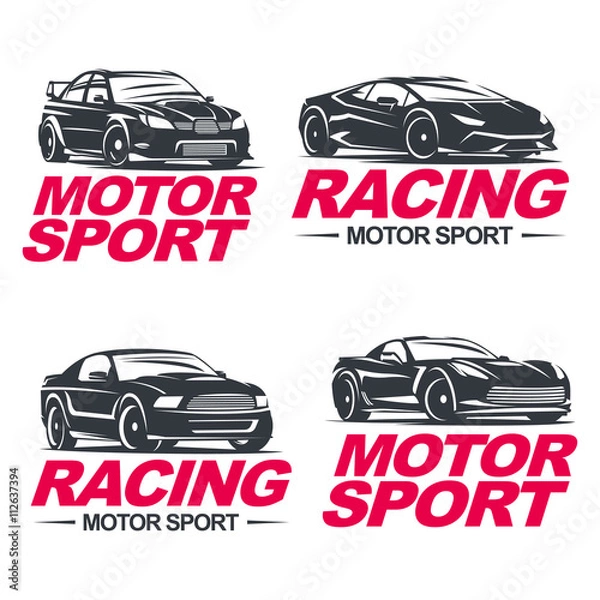 Fototapeta sport car set2