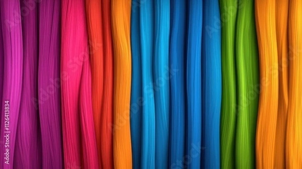 Fototapeta "A rainbow gradient with seamless color transitions, symbolizing creativity, diversity, and dynamic energy in a vibrant and modern design. High Quality