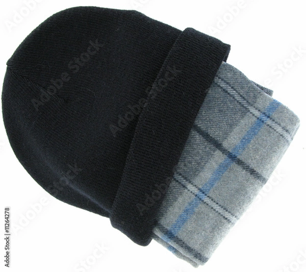 Obraz Bonnet avec echarpe