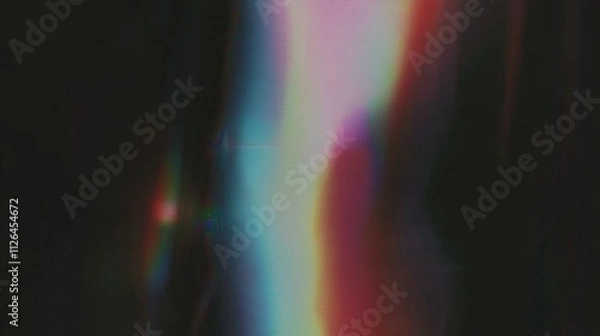 Fototapeta Grunge abstract dusty scanned old film texture overlay. Damaged grain screen gradient background. Orange glitch noise on black scratched texture with dust. Leak flare light picture.