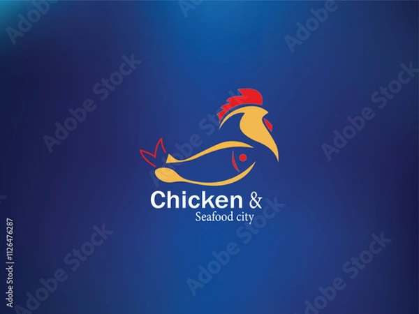 Fototapeta business monogram logo desigen