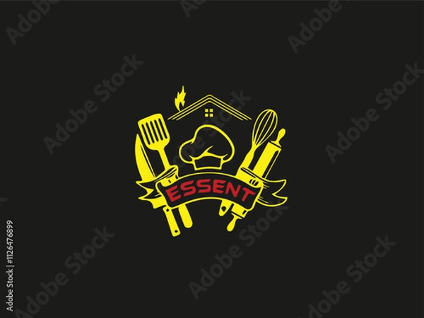 Obraz business monogram logo desigen