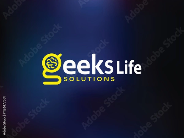 Obraz business monogram logo desigen