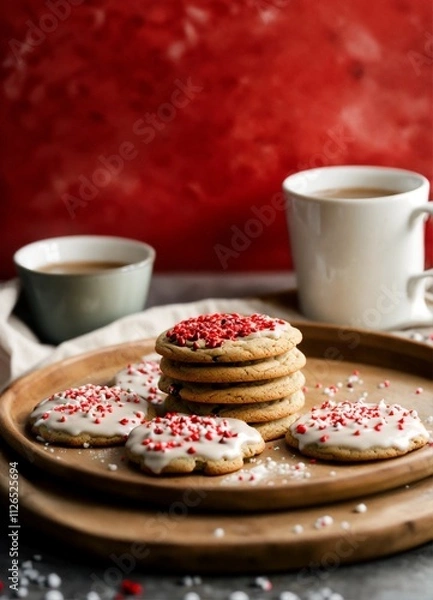 Obraz heart shaped cookies