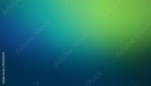 Fototapeta color gradient background abstract green blue grain gradation texture green noise texture blur abstract background