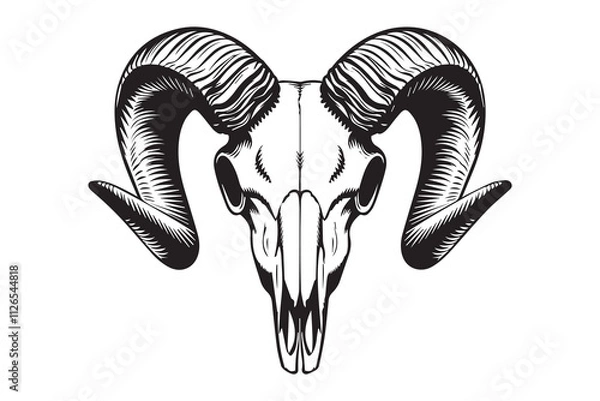 Obraz Mountain King The Skull of the Wild vector