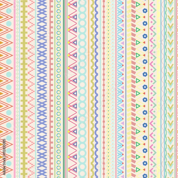 Obraz Seamless Knitted Pattern