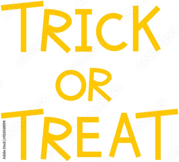 Fototapeta Halloween Word Flat Style Icon
