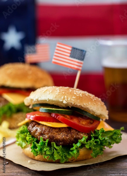 Obraz American Burger
