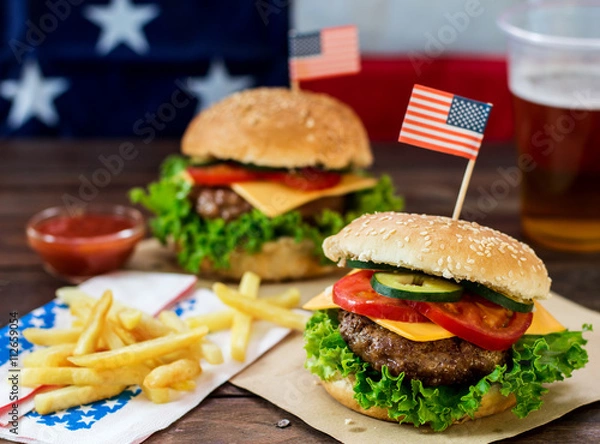Obraz American Burger