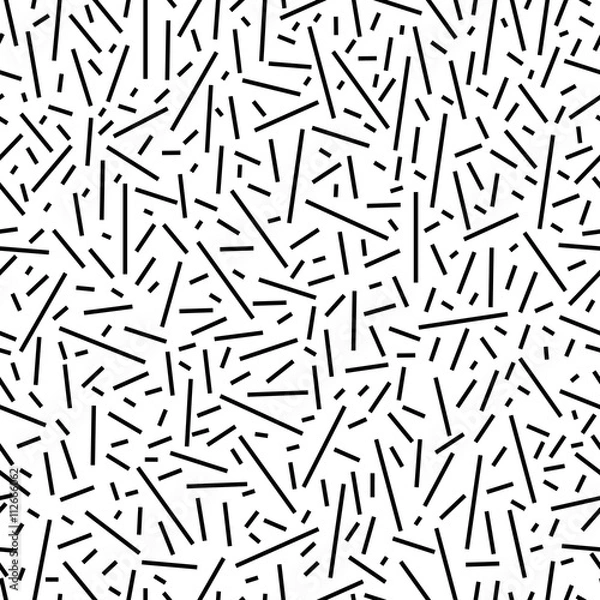 Fototapeta Seamless mosaic pattern in retro memphis style.