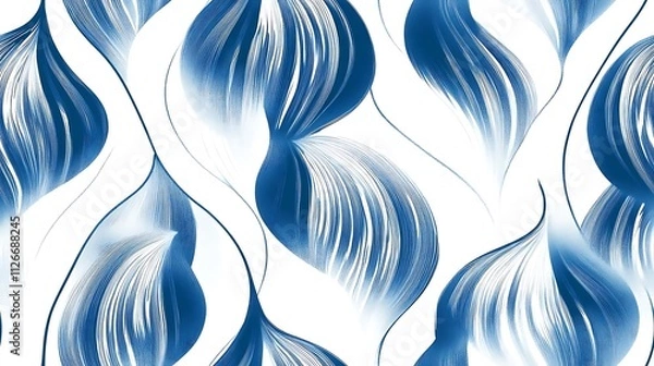 Obraz Serene Bloom,Whispers of Spring,Celestial Garden,Abstract Floral Design,Shimmering Petals