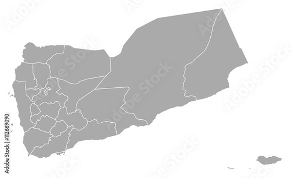 Obraz Map - Yemen