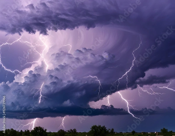 Fototapeta Tempestade