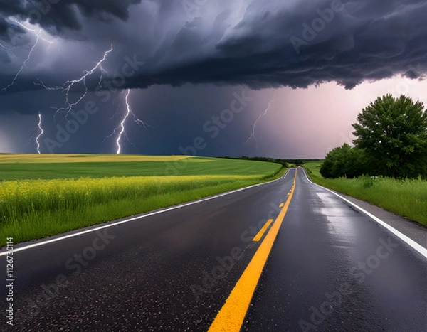 Fototapeta Tempestade