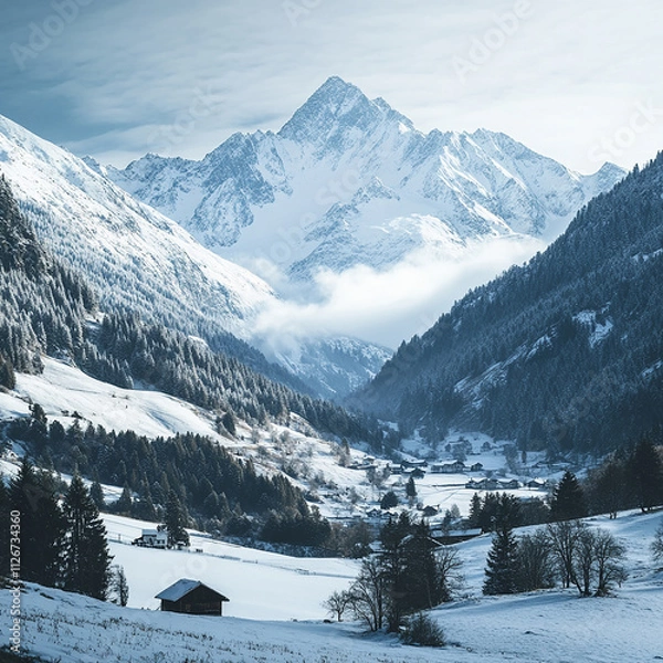 Obraz Beautiful winter nature scenery	
