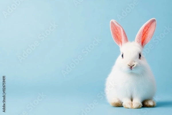 Obraz Animal-Free Testing Symbol with Bunny .