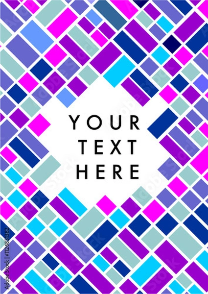 Obraz abstract background with squares