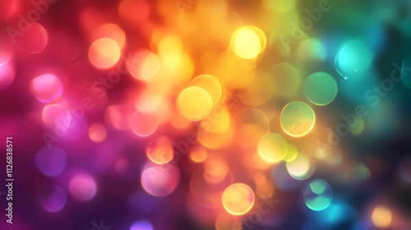 Fototapeta Iridescent smooth foil abstract background. Opalescent. Illustration