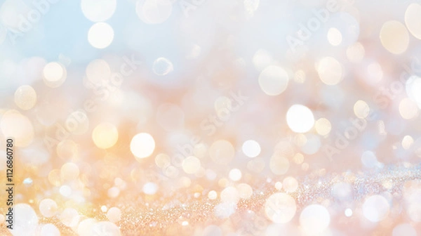 Obraz ゴールドのキラキラ背景