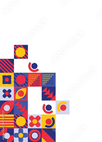 Fototapeta Geometric Graphic Element Shape Colorfull