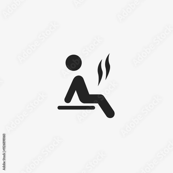 Obraz Steam Room Icon
