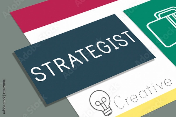 Obraz Strategize Strategist Strategic Tactics Vision Concept