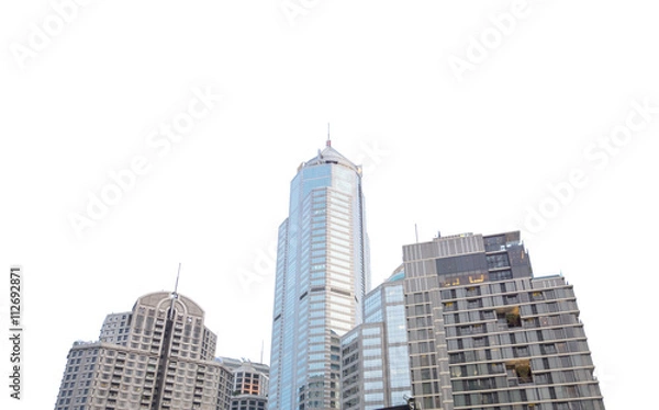 Obraz beautiful building architecture isolated