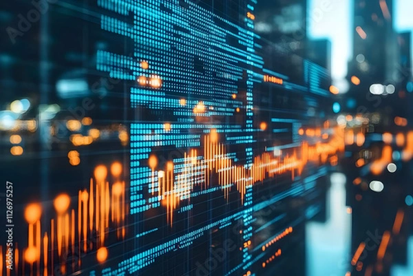 Fototapeta Abstract Tech Background Image