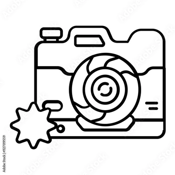 Fototapeta camera icon