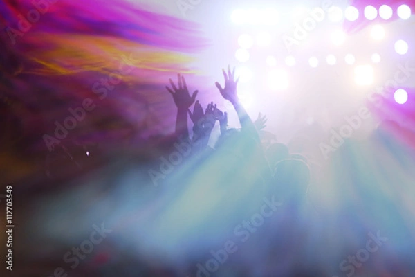 Obraz Concert Audience Pyrotechnics