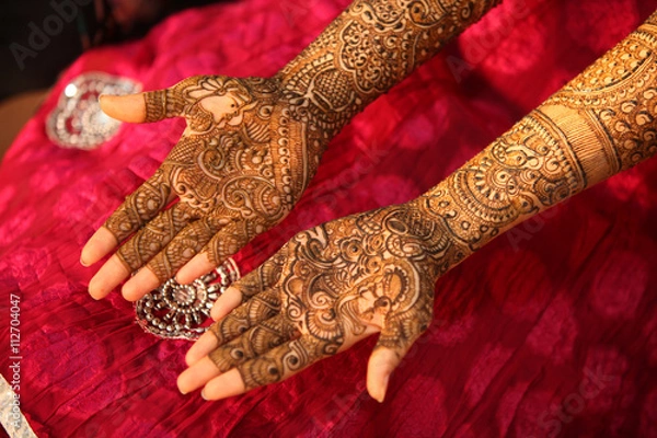Obraz Indian Bride Hands