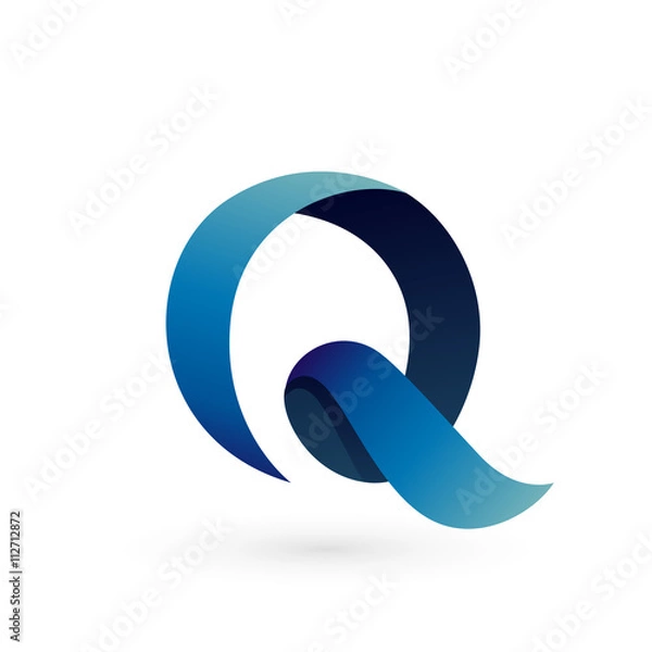 Obraz Abstract Letter Q Logo