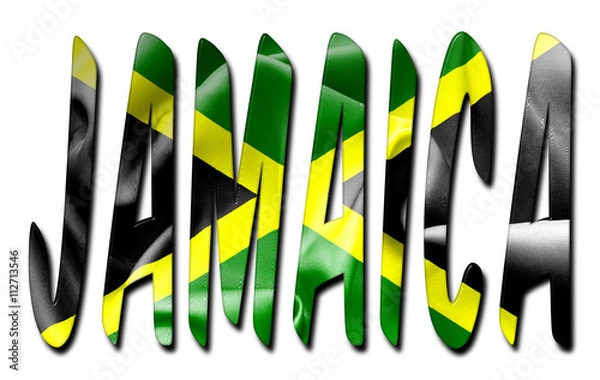 Obraz Jamaica Flag Texture Word