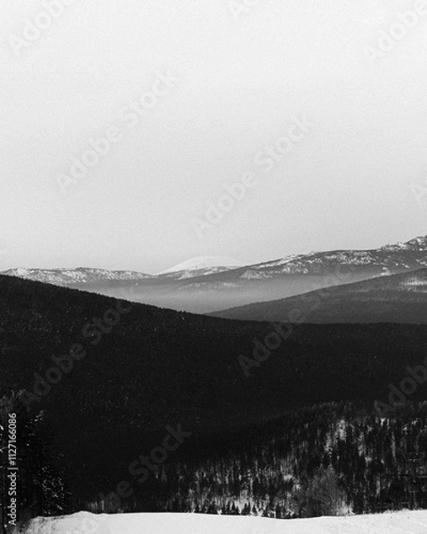 Obraz snow covered mountains