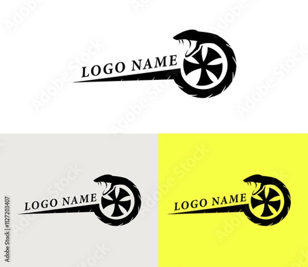 Obraz wheel logo brand icon vector