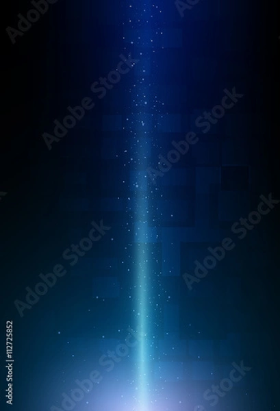 Fototapeta Abstract background is of squares and small particles.Vector