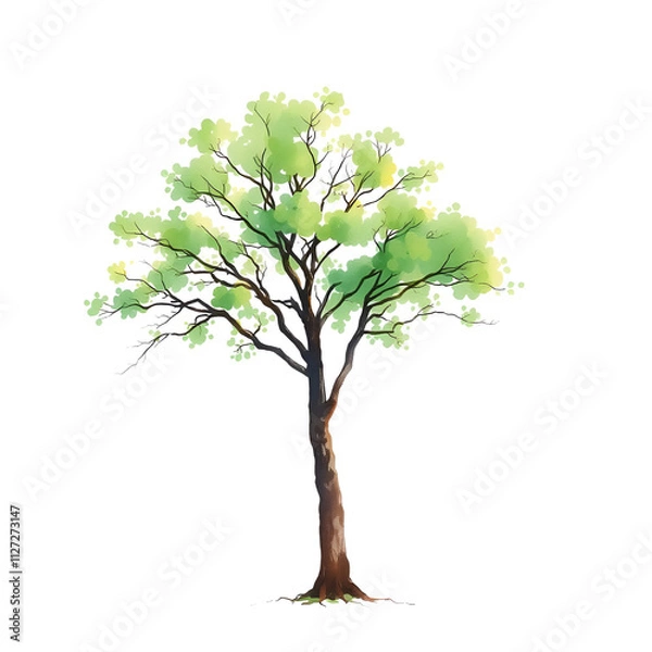 Fototapeta tree isolated on white