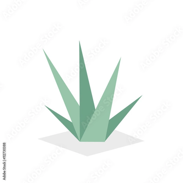 Fototapeta Grass in Poligon style 