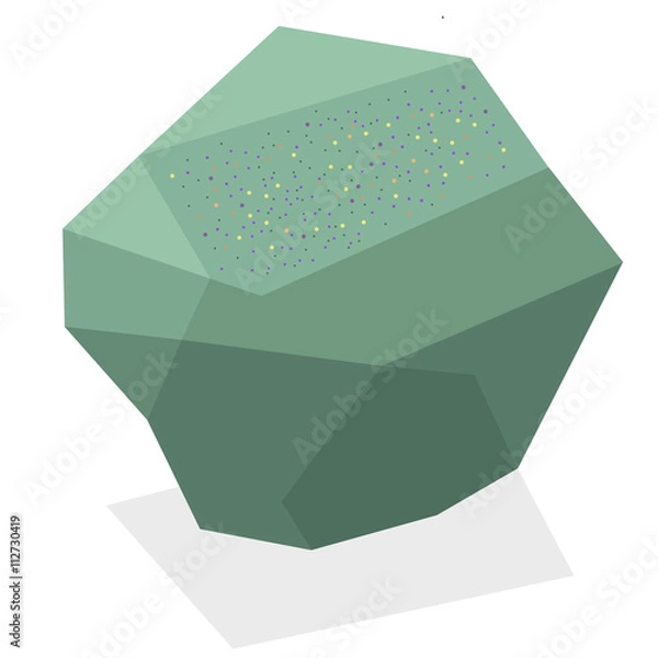 Obraz Rock drawing #2 in Poligon Style