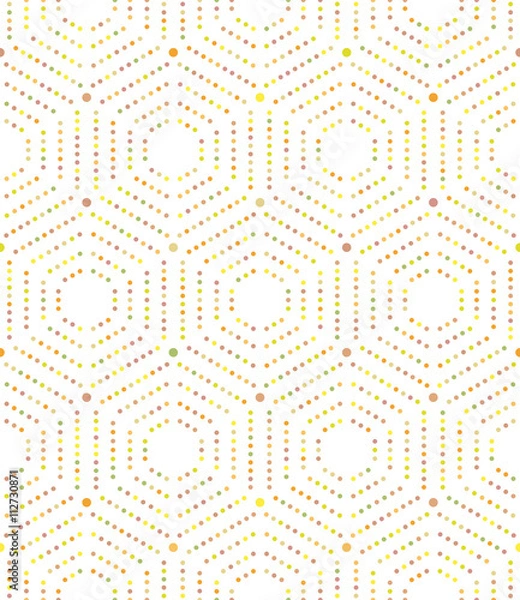 Fototapeta Modern Vector Seamless Dotted Pattern