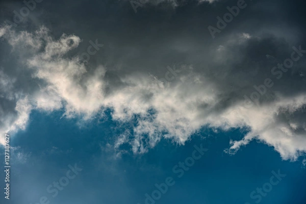 Obraz time lapse of clouds