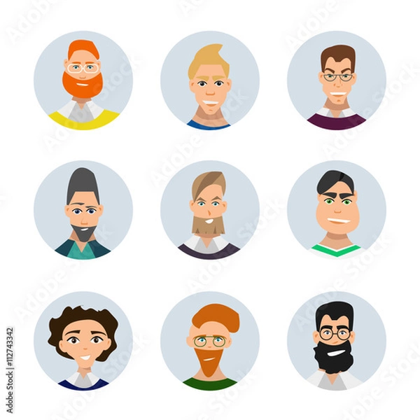 Obraz People avatars collection