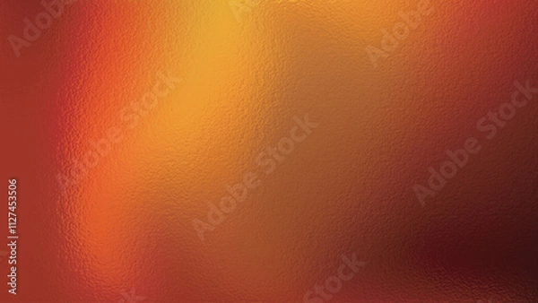 Fototapeta Abstract orange foil texture vector background, glass effect, orange metallic, copy space, cmyk color mode. Perfect for printing