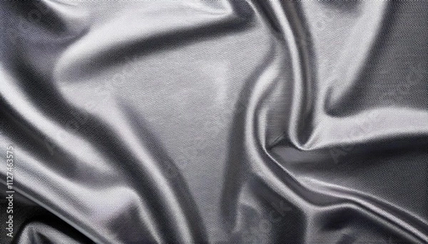 Fototapeta silver fabric texture grey metallic surface for background