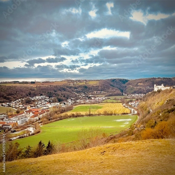 Fototapeta Wandern über Eichstätt