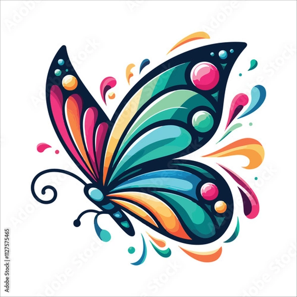 Fototapeta Butterfly Silhouettes