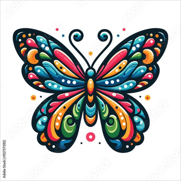 Obraz Butterfly Silhouettes